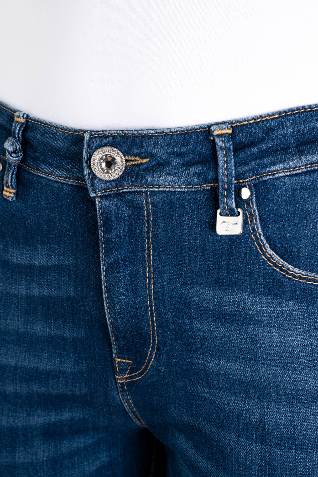 Tramarossa - Jeans Bianca Slim Skinny, Blau
