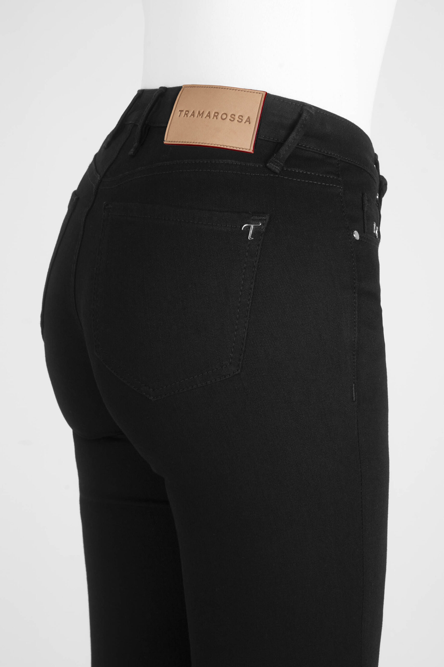 Tramarossa - Jeans Bianca Slim Skinny, Schwarz