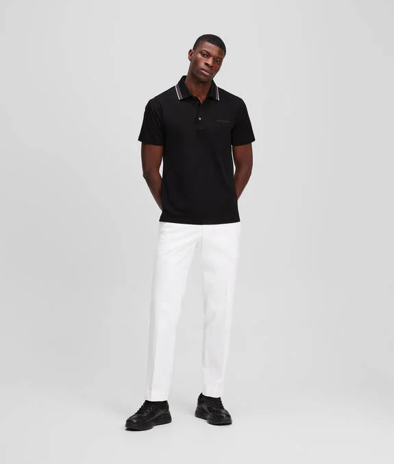Karl Lagerfeld - Poloshirt, D-Blau