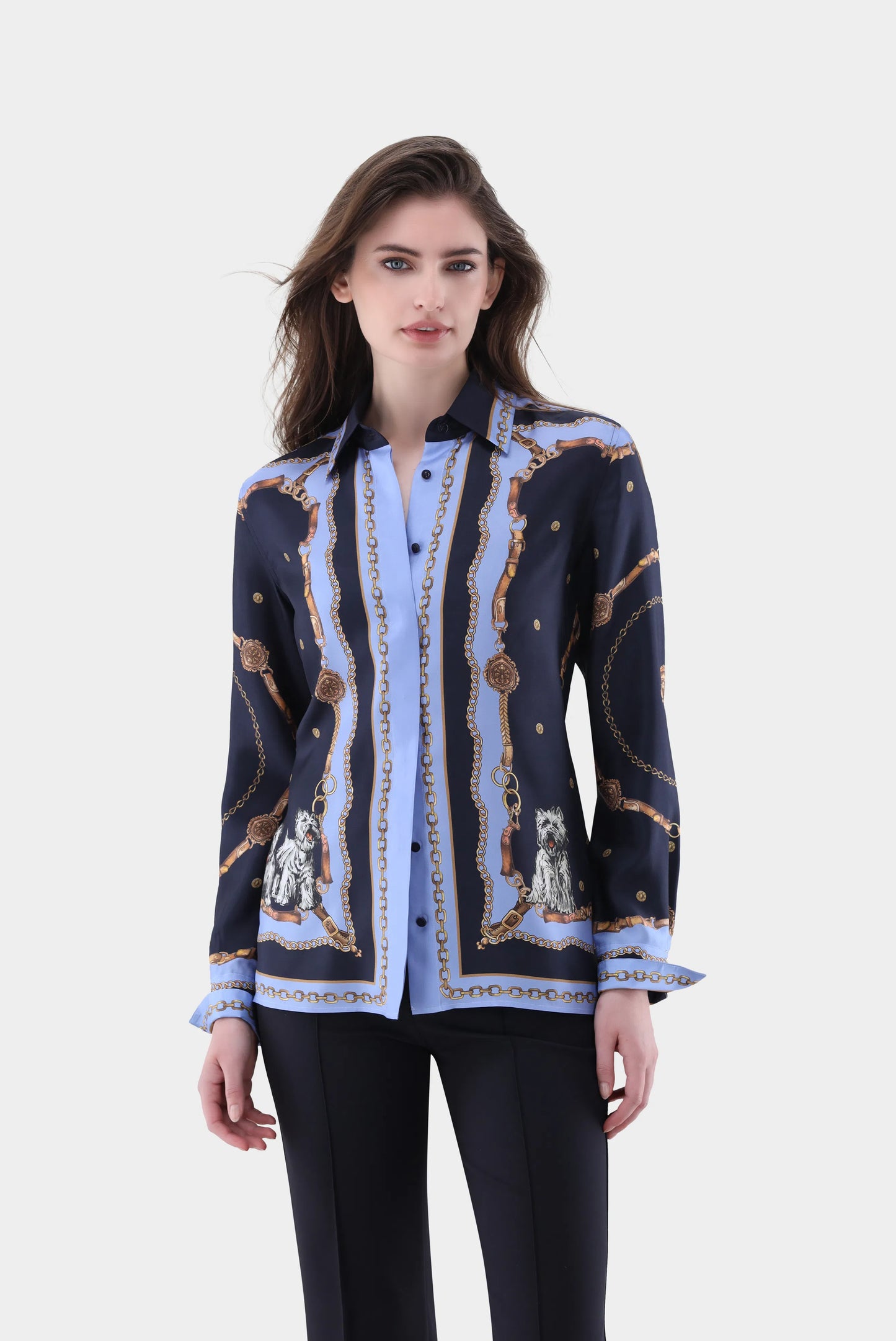 Van Laack - Hemdbluse Cellisa, Blau