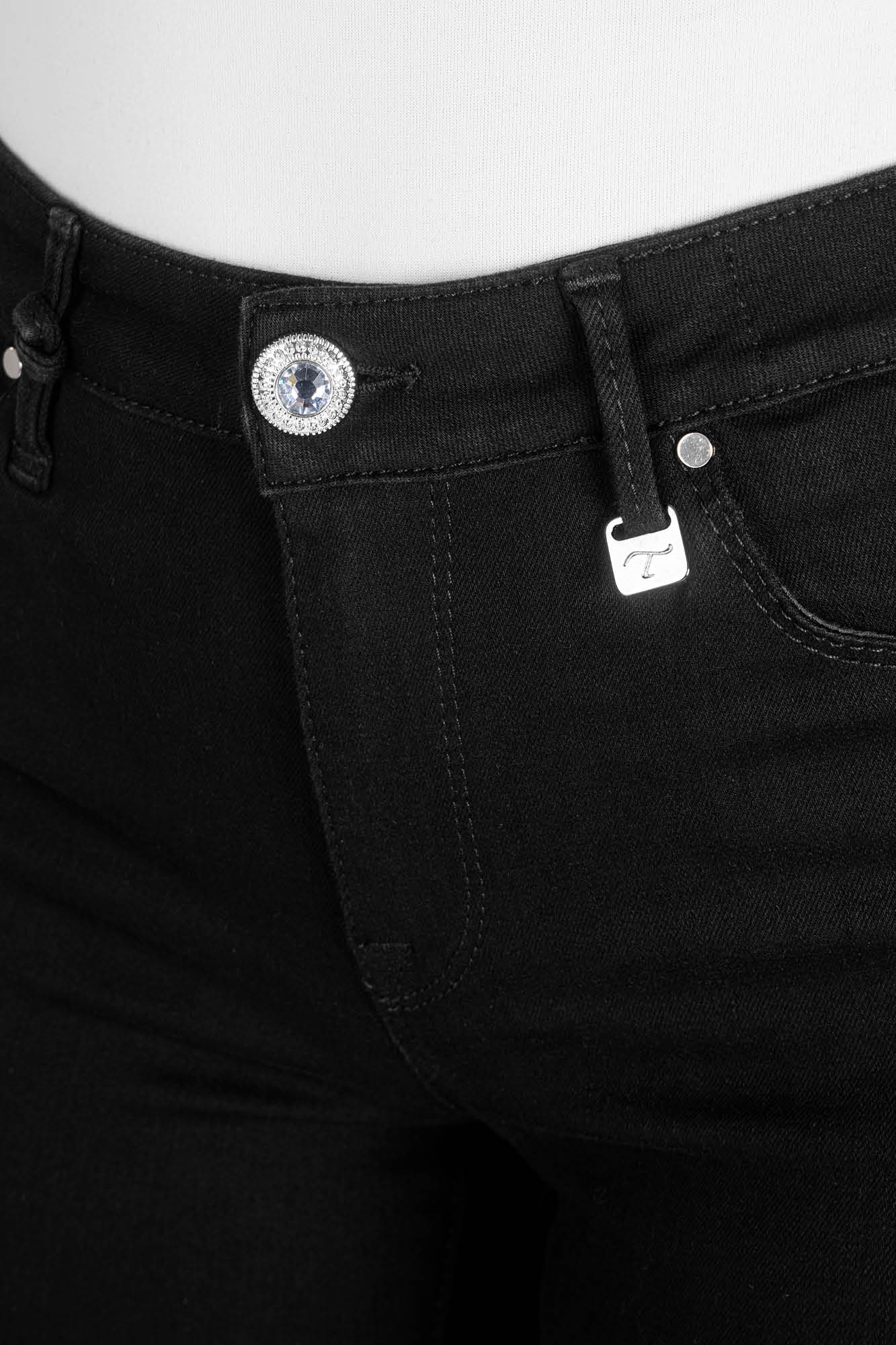 Tramarossa - Jeans Bianca Slim Skinny, Schwarz