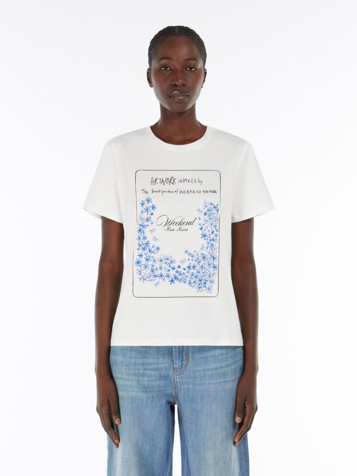 Weekend MaxMara - T-Shirt Teiera, Weiß