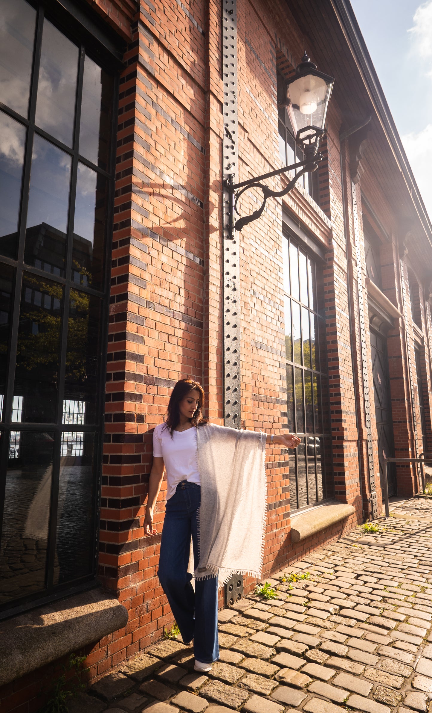 NIHAL CASHMERE - Kaschmirschal, Panacotta