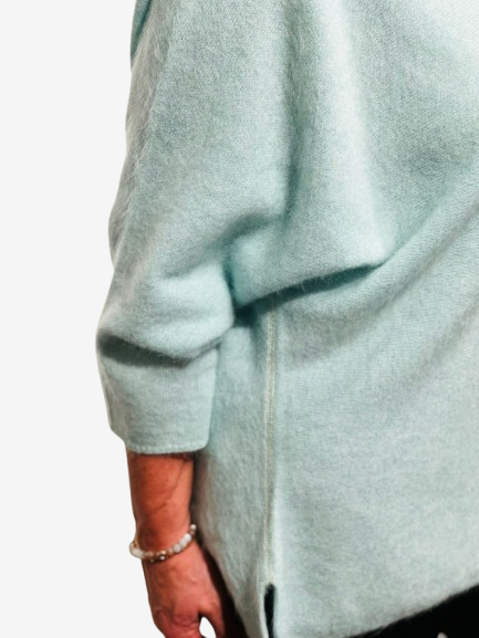 NEW : Henry Christ - Pullover aus Cashmere, Mint