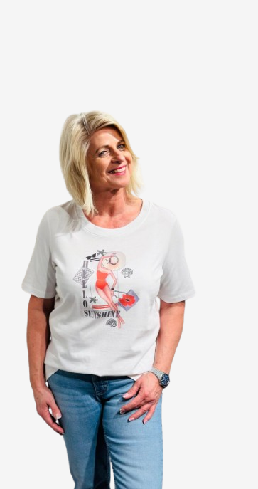 Margittes - T-Shirt, Weiß