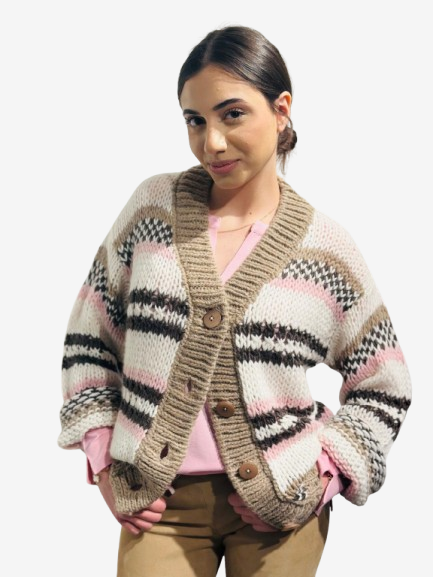 XOX - Strickjacke, Mehrfarbig