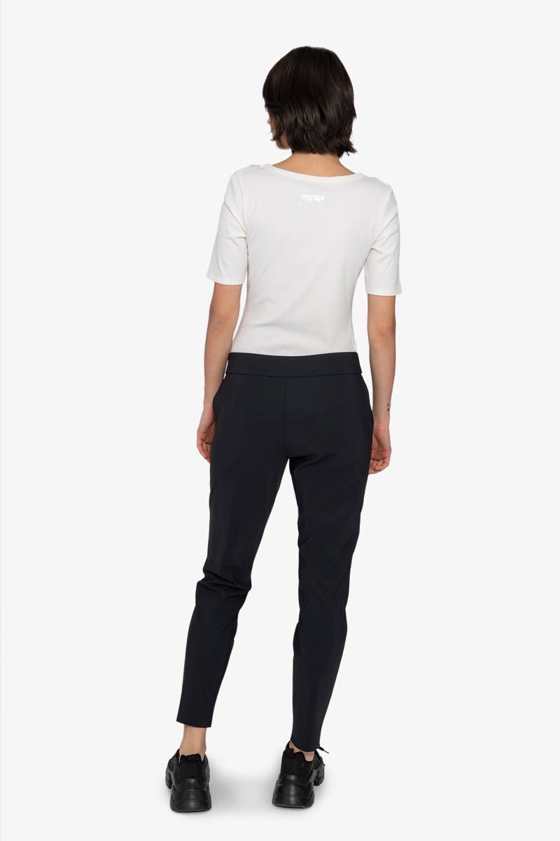 Sportalm - Stretch Hose mit Logoprägung, Schwarz