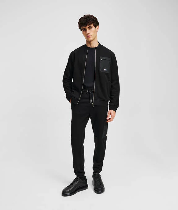 Karl Lagerfeld - Sweatshirtjacke, D-Blau
