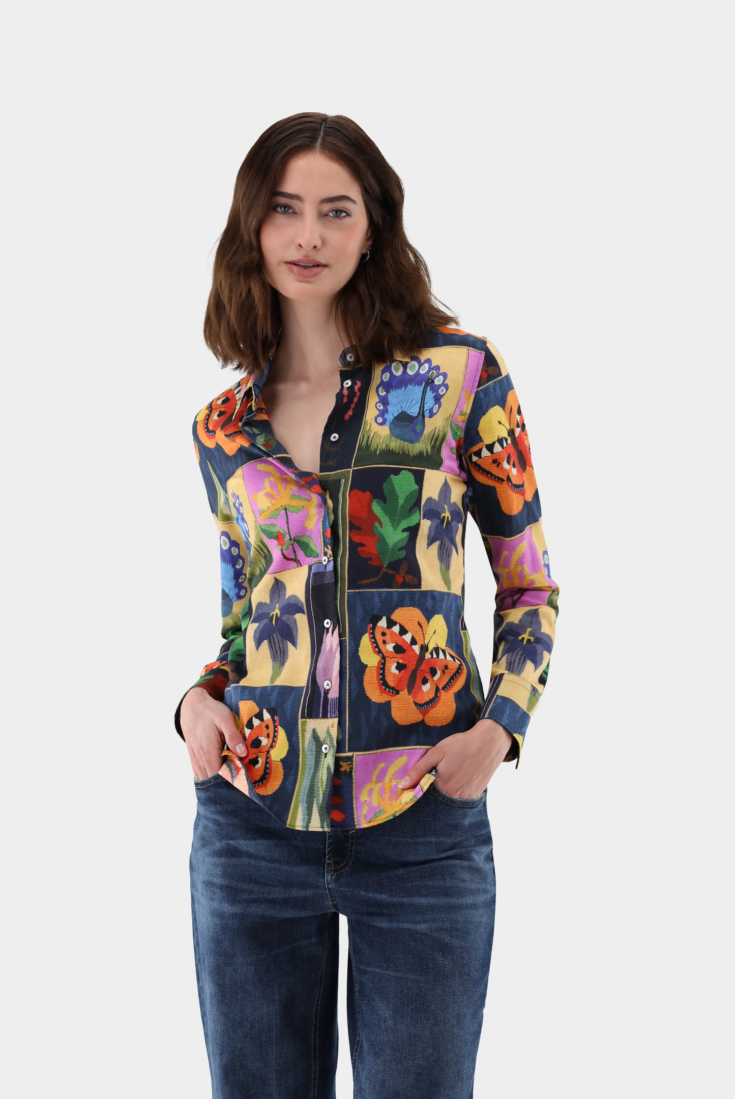 Van Laack - Hemdbluse Cellai-Kno, Grün