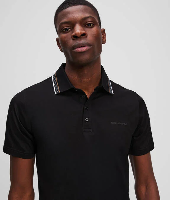 Karl Lagerfeld - Poloshirt, D-Blau