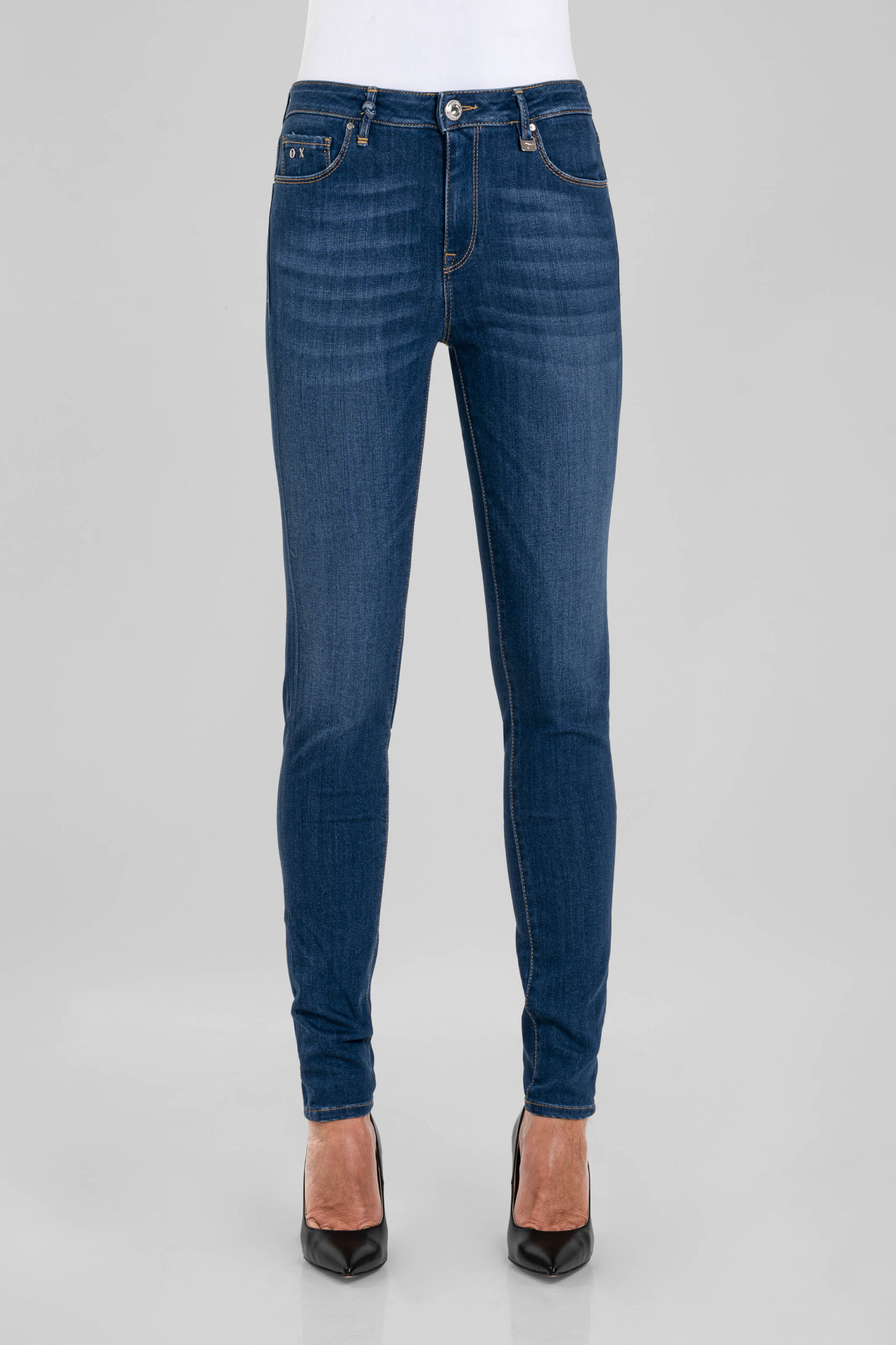 Tramarossa - Jeans Bianca Slim Skinny, Blau