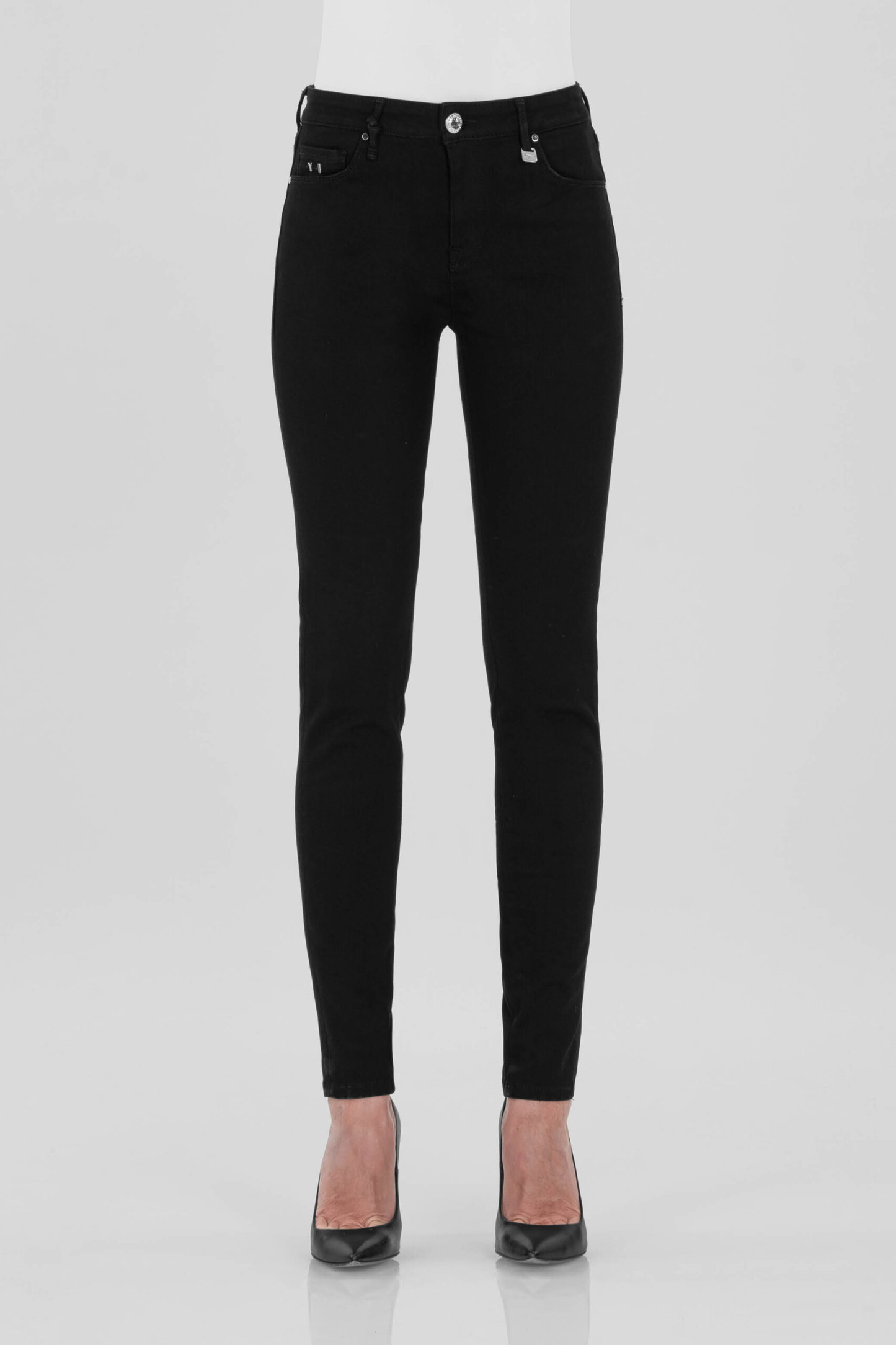 Tramarossa - Jeans Bianca Slim Skinny, Schwarz