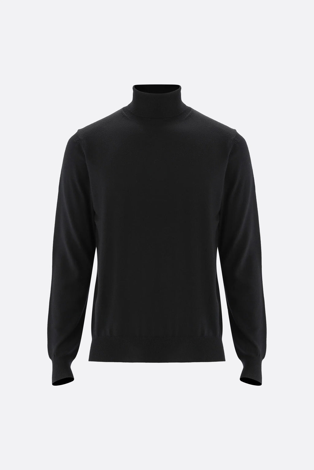 Rollkragenpullover aus Merzerisierter Merinowolle