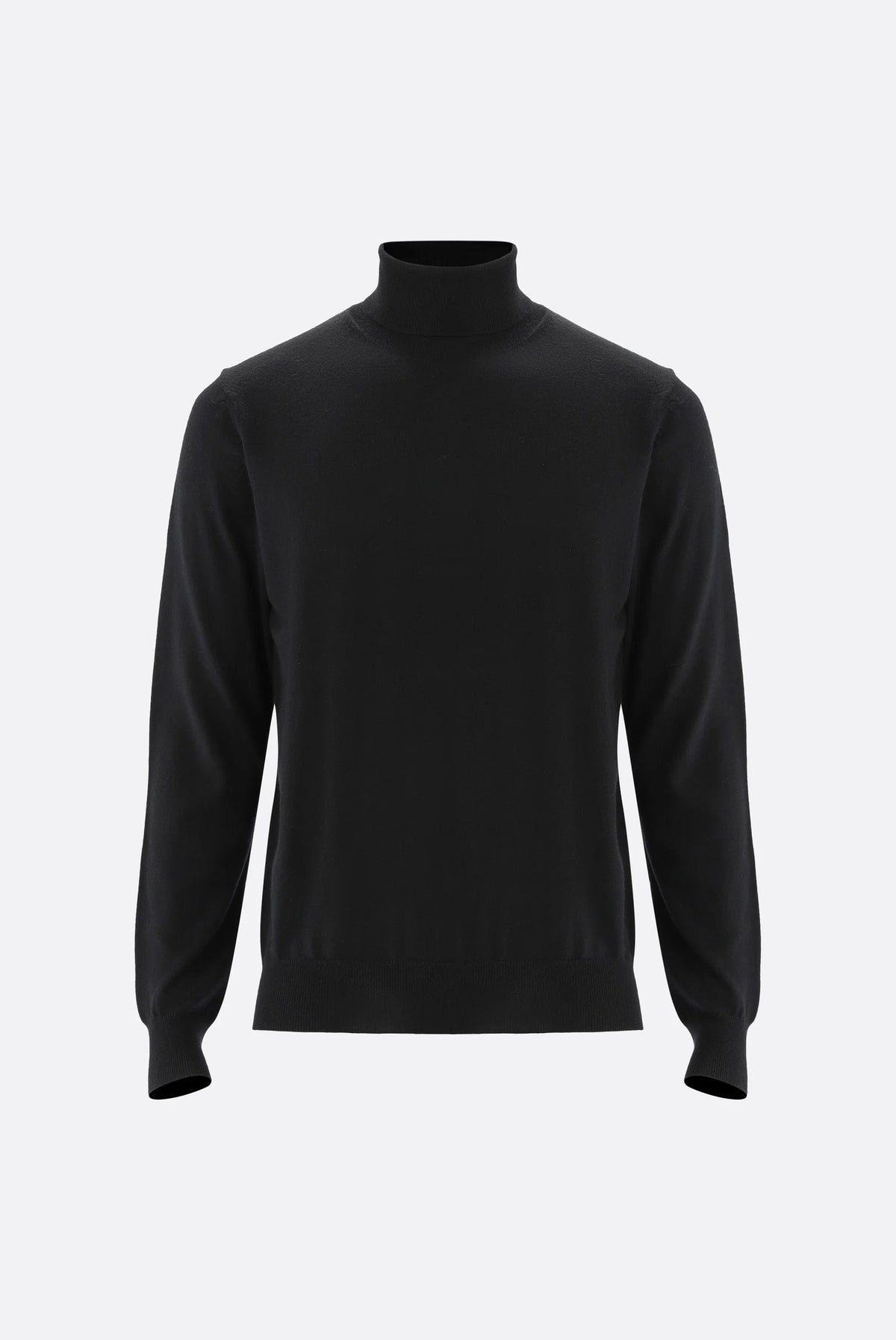 Rollkragenpullover aus Merzerisierter Merinowolle