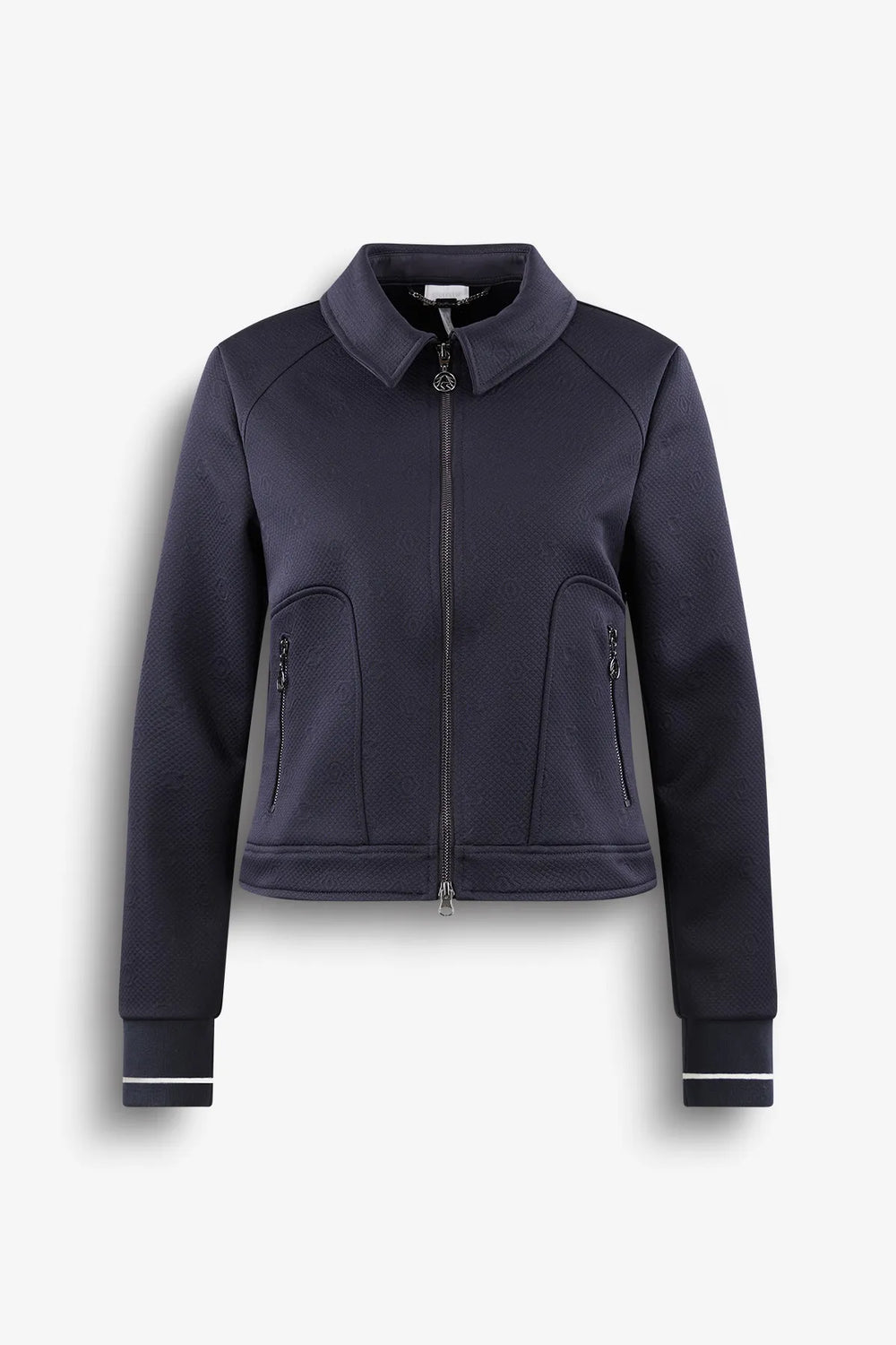 Strukturjacke mit Hemdkragen