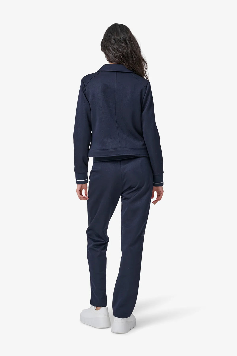 Strukturjacke mit Hemdkragen