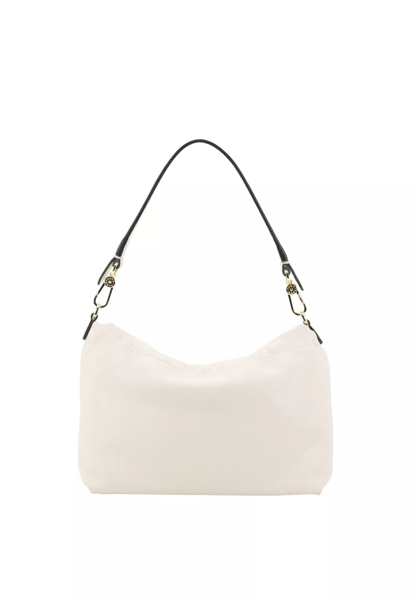 Schultertasche TEMI medium Leder Dalia beige