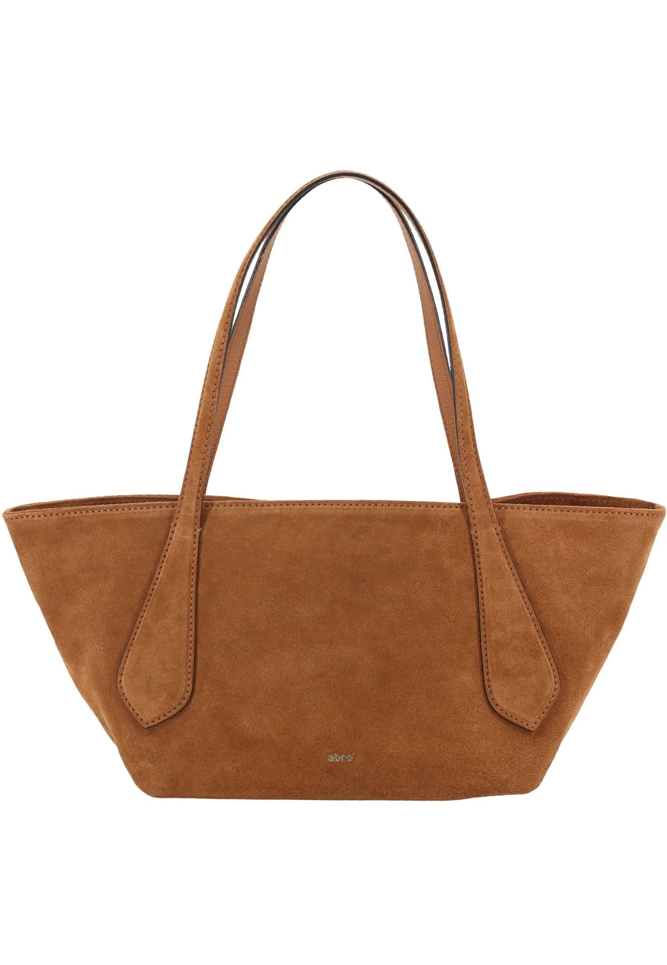 Shopper CARINA Leder Suede cuoio