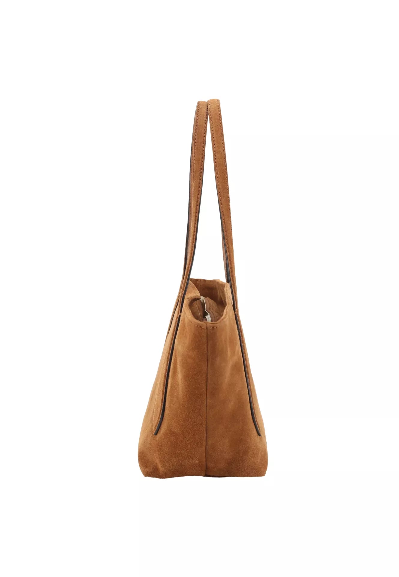 Shopper CARINA Leder Suede cuoio