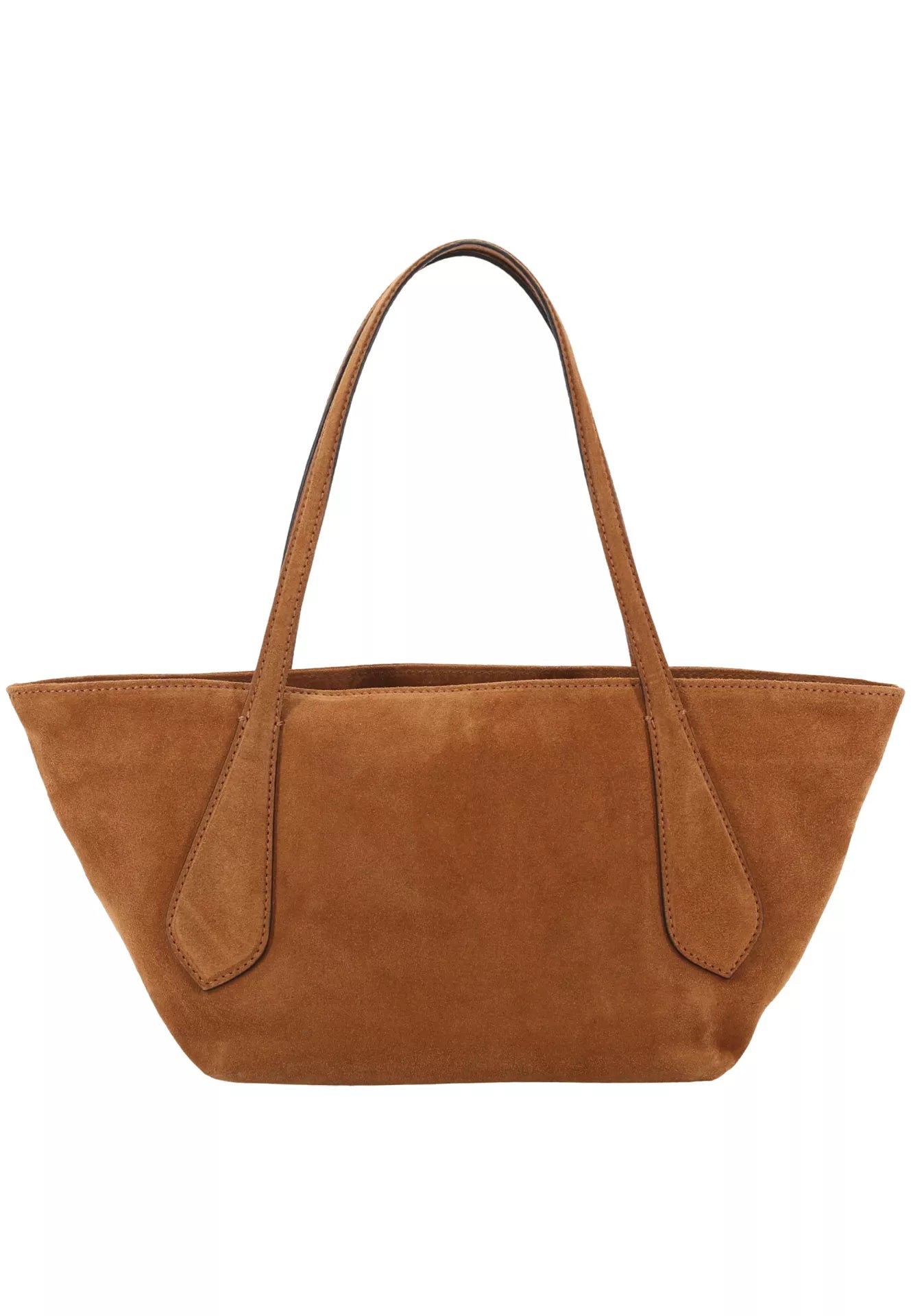 Shopper CARINA Leder Suede cuoio