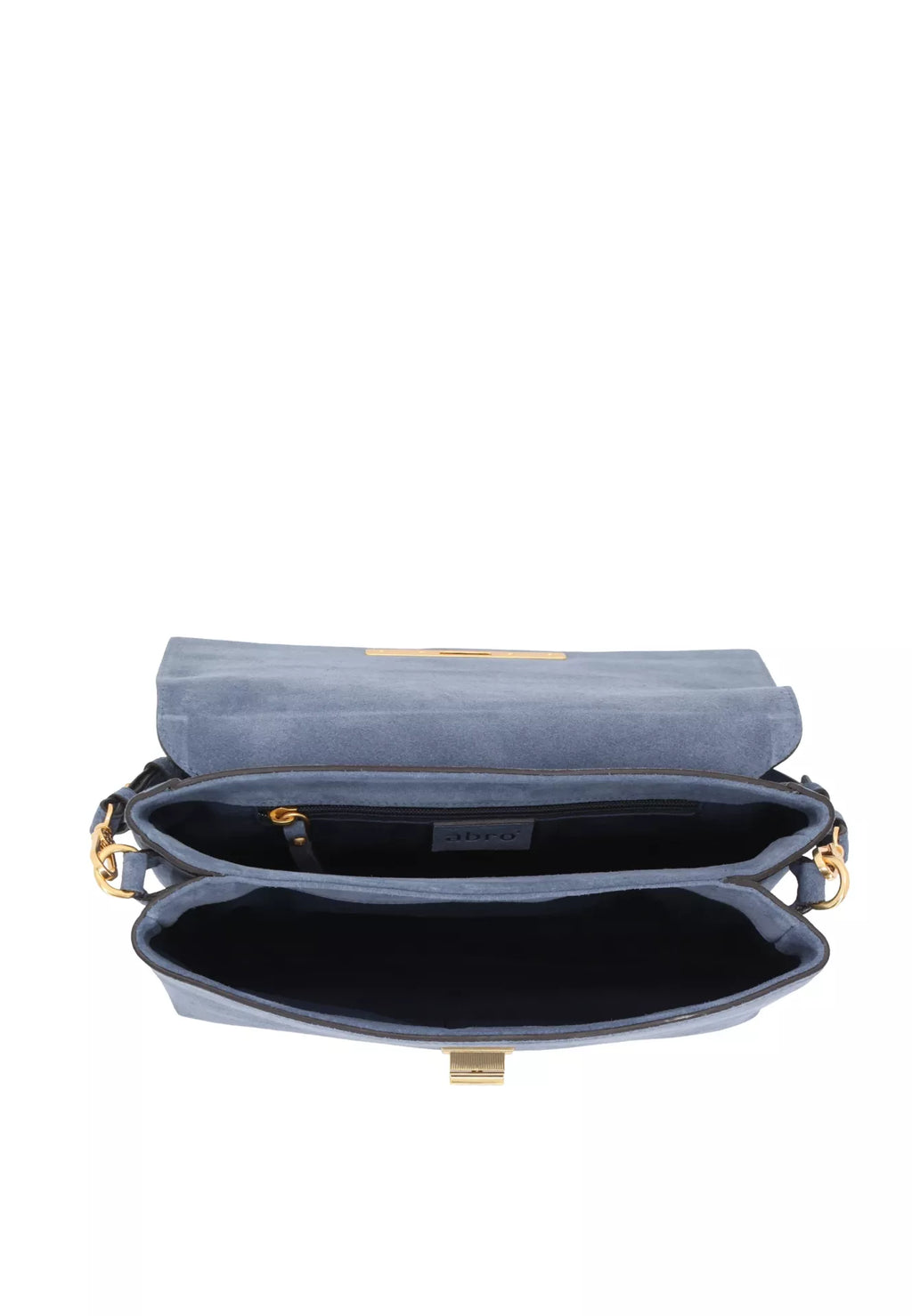 Schultertasche TWIST Leder SUEDE Jeans