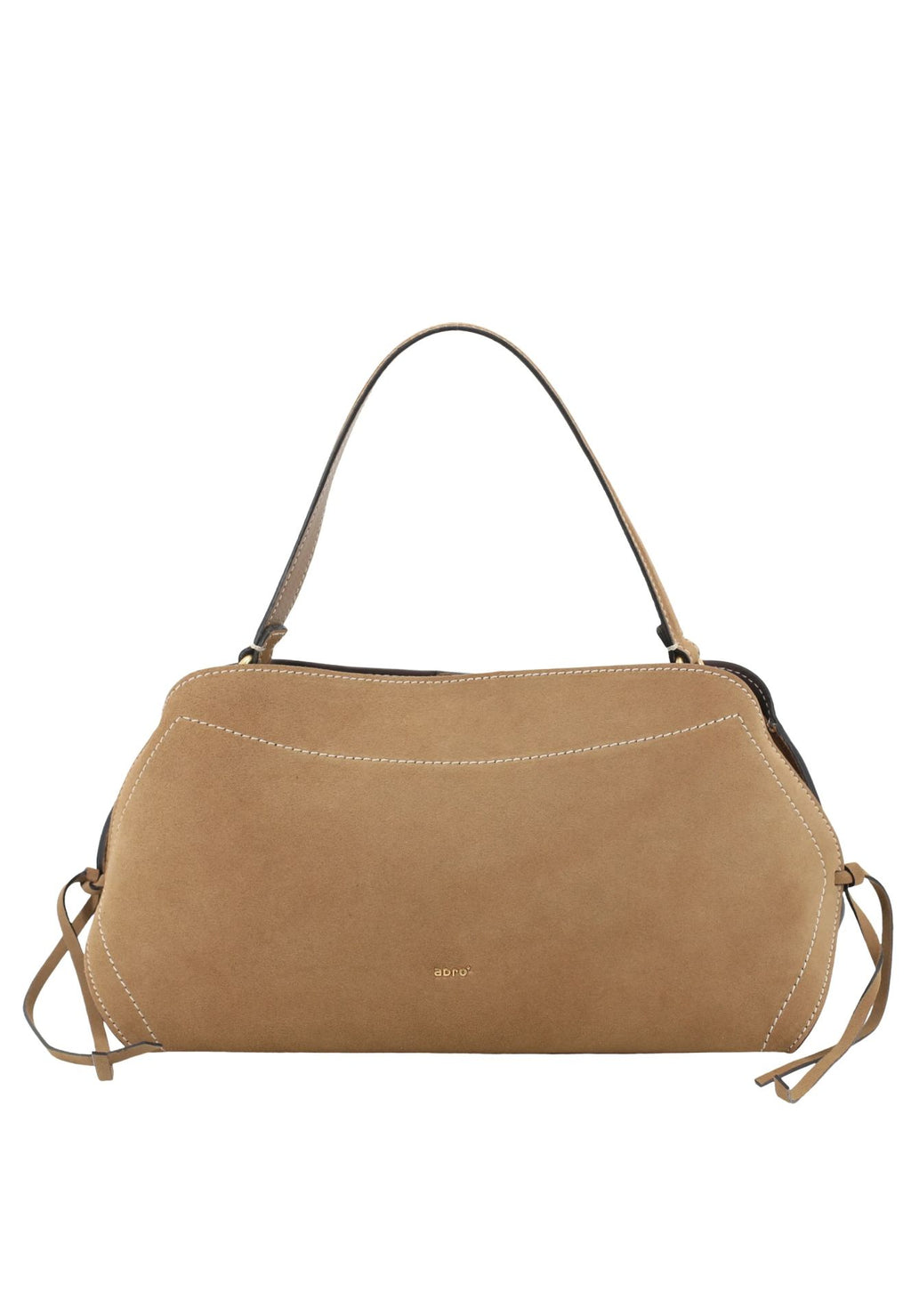 Handtasche NECESSITY SMALL Leder SUEDE cappuccino