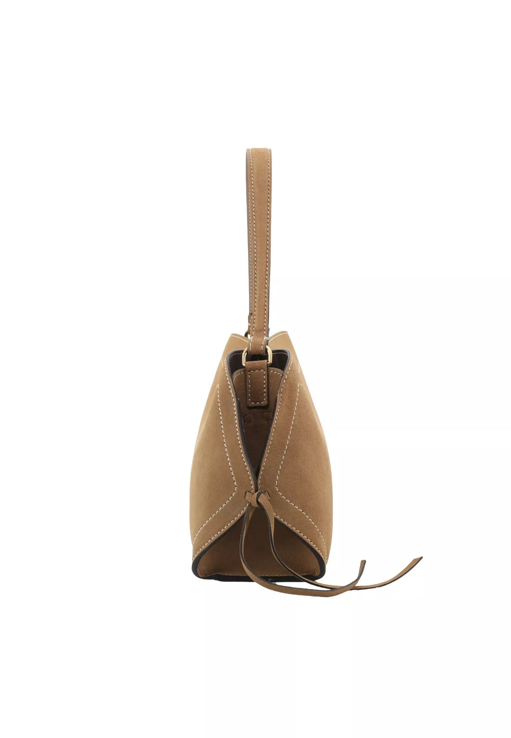 Handtasche NECESSITY SMALL Leder SUEDE cappuccino