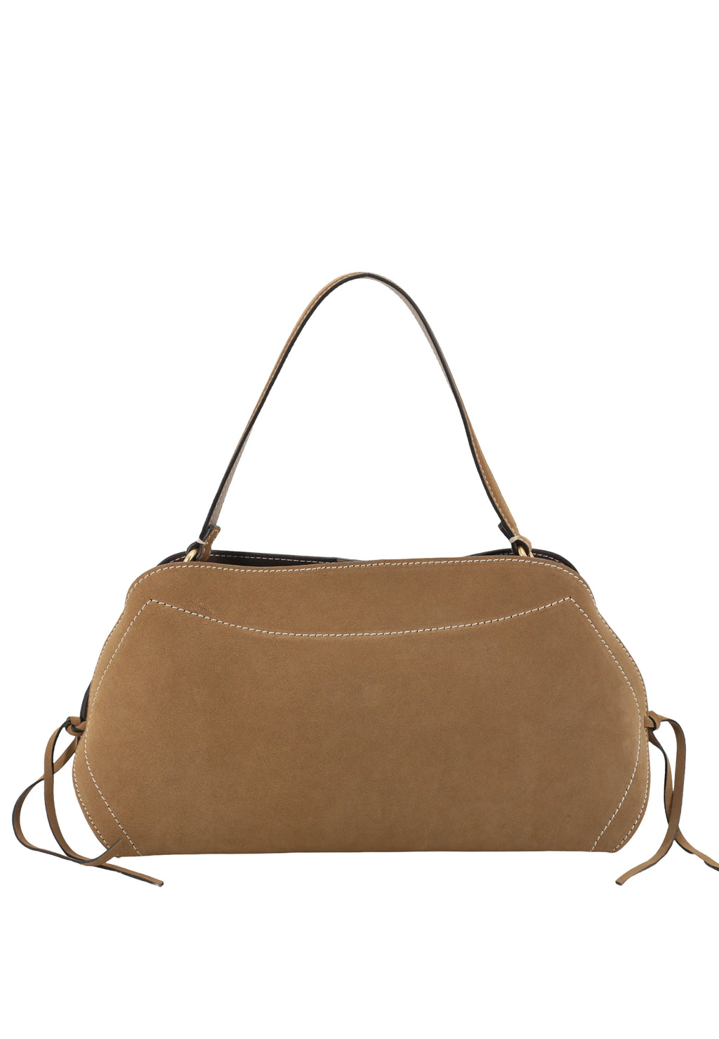 Handtasche NECESSITY SMALL Leder SUEDE cappuccino