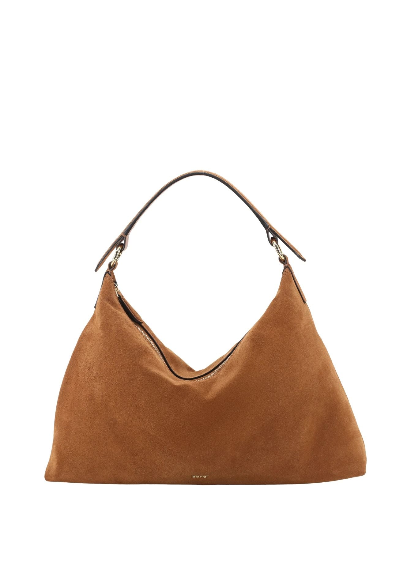 Beutel ALL IN ONE small Leder Suede cuoio
