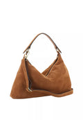 Beutel ALL IN ONE small Leder Suede cuoio