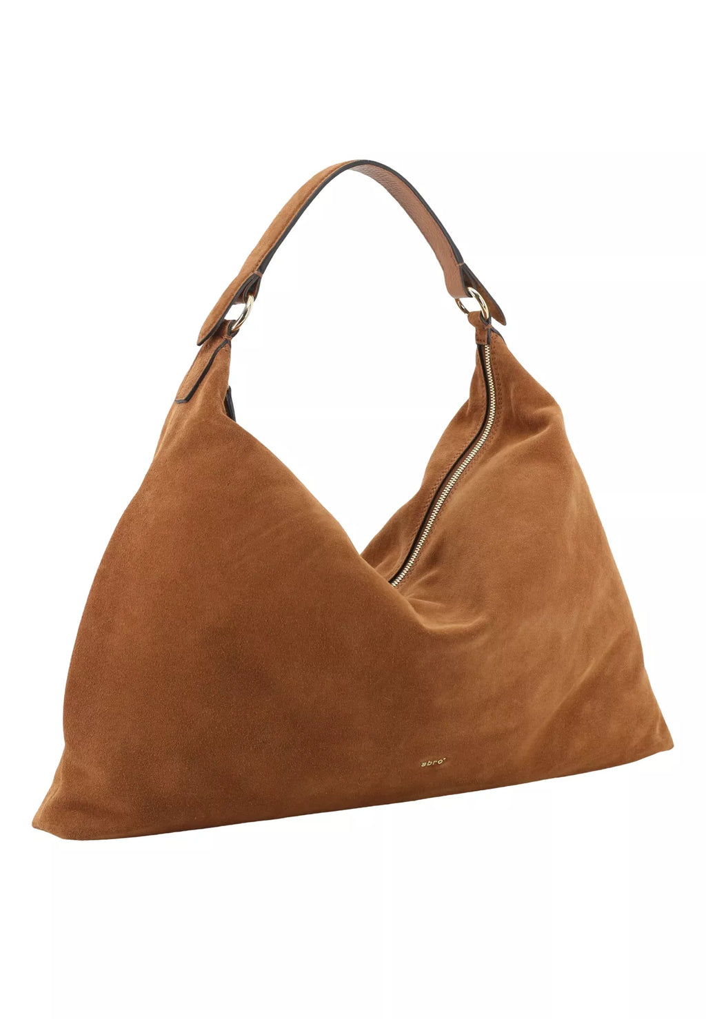 Beutel ALL IN ONE BIG Leder Suede cuoio