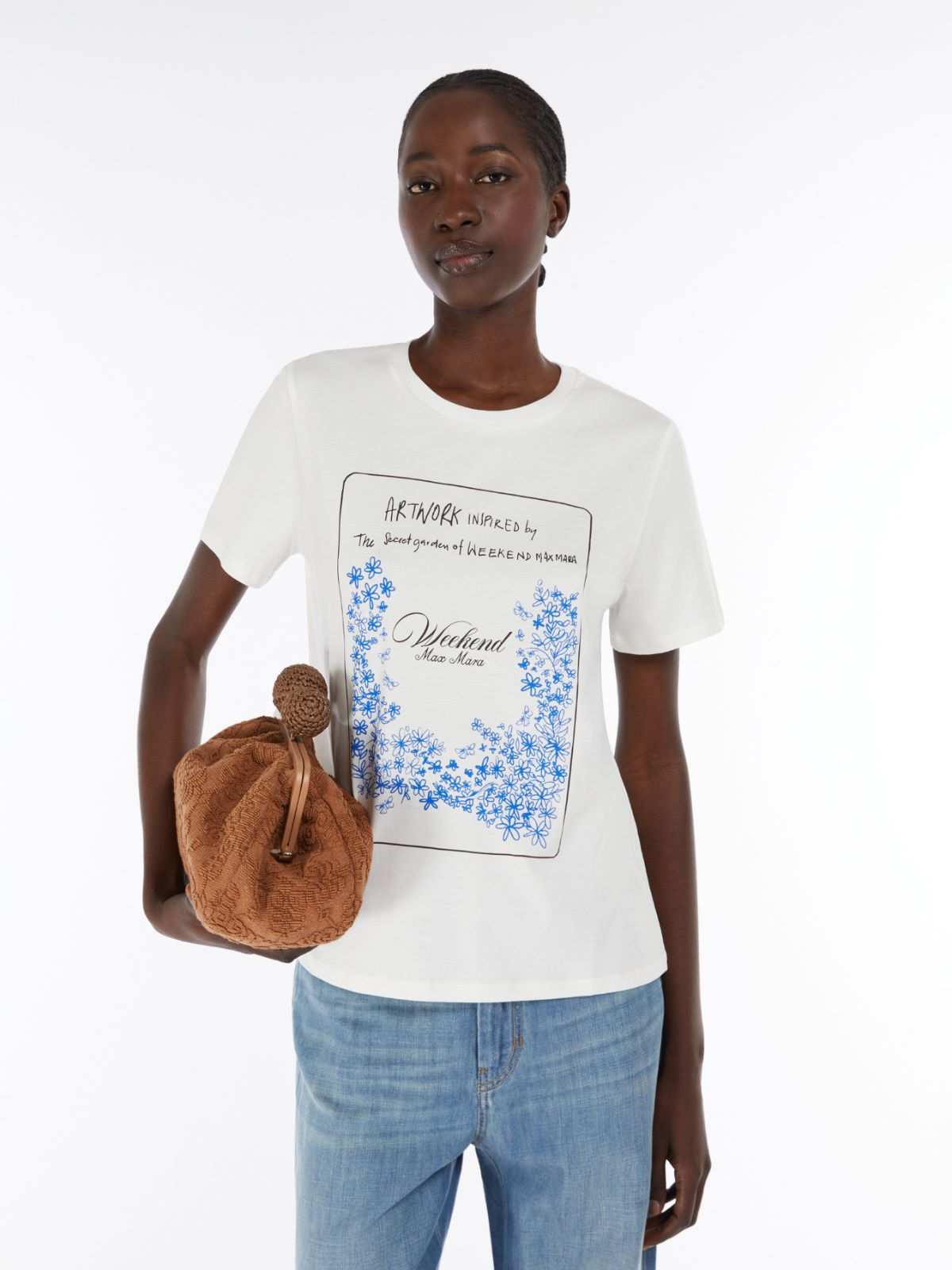 Weekend MaxMara - T-Shirt Teiera, Weiß