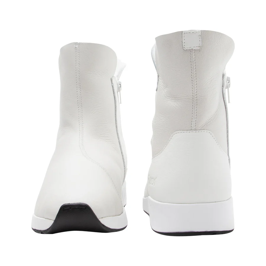 BNSM - Schuh Merino Zip On, Weiß