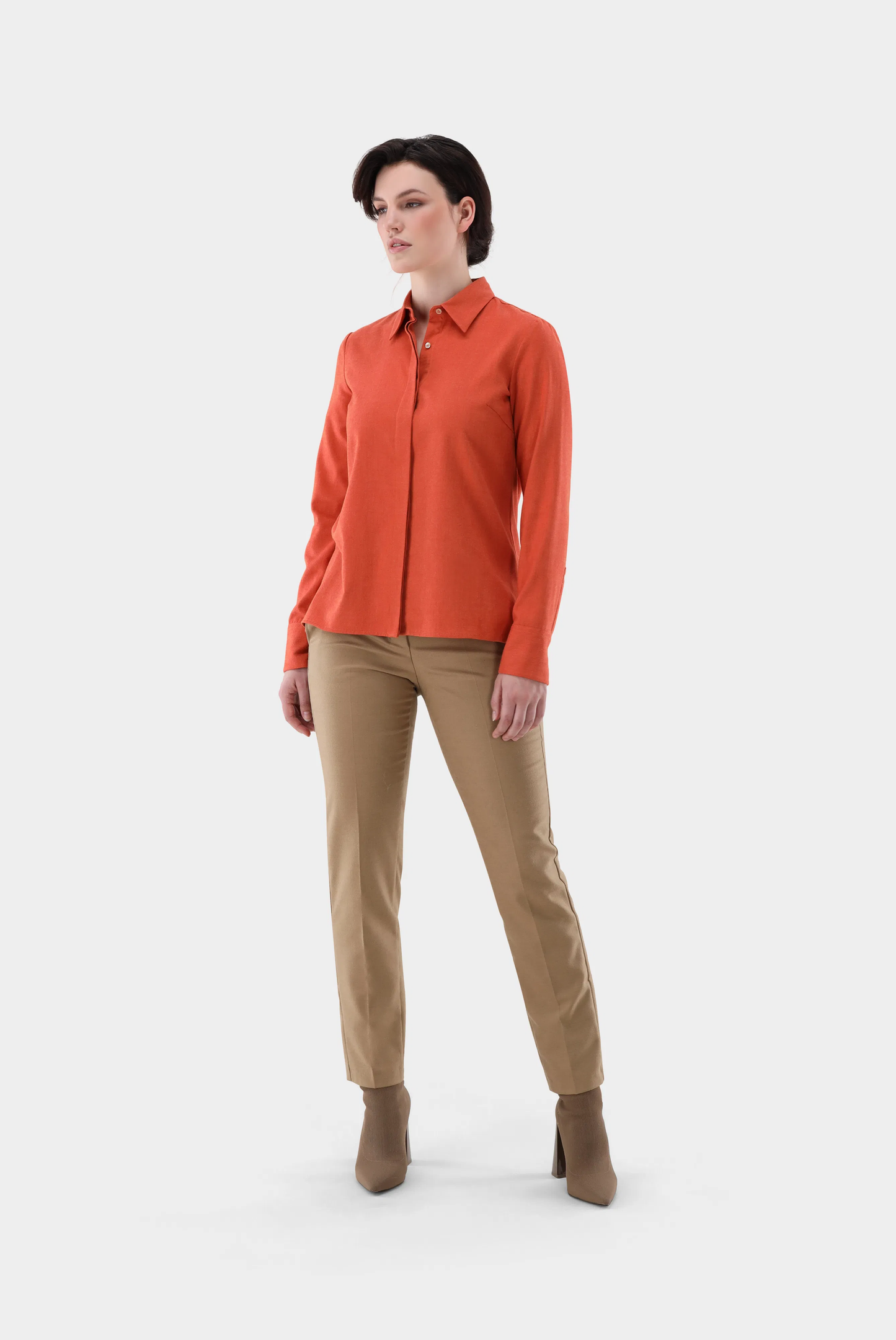 Van Laack - Hemdbluse Tati-Svkn, Orange