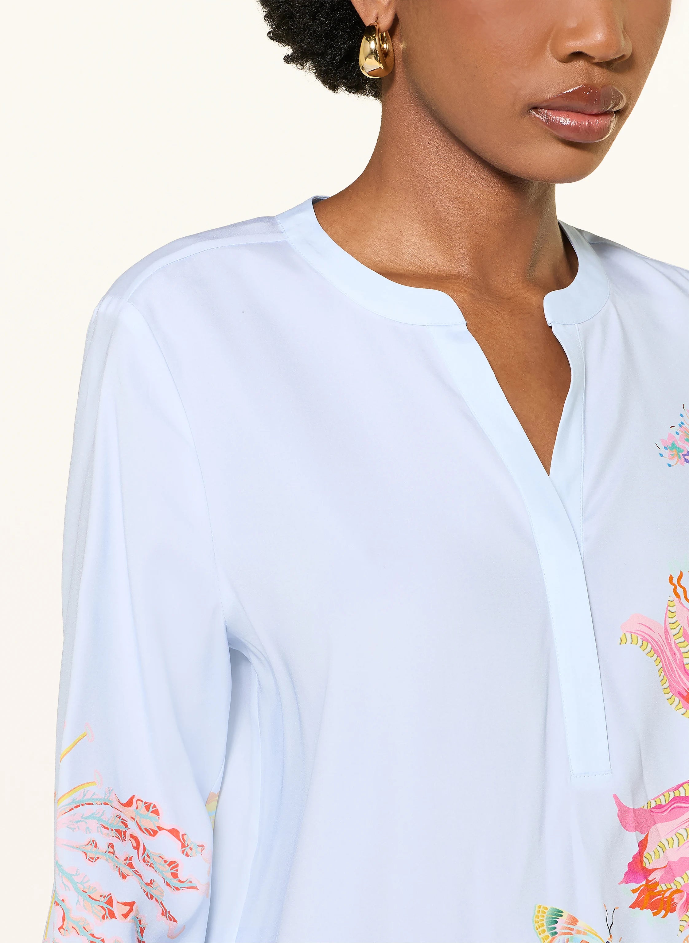 HERZENS - Blusenshirt mit Seide