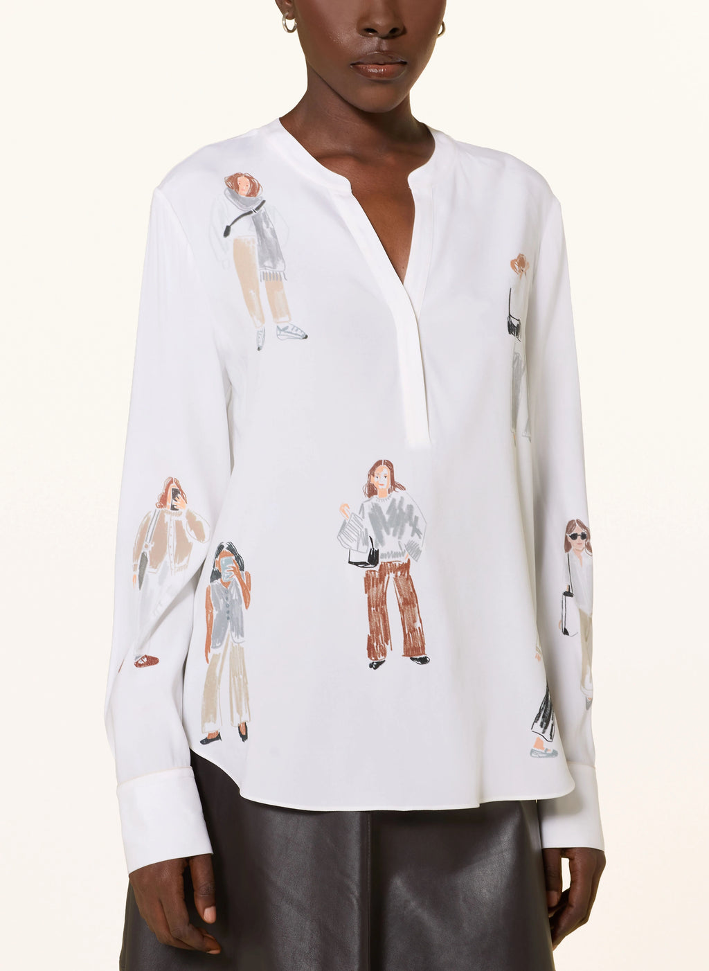 HERZENS Blusenshirt aus Seide