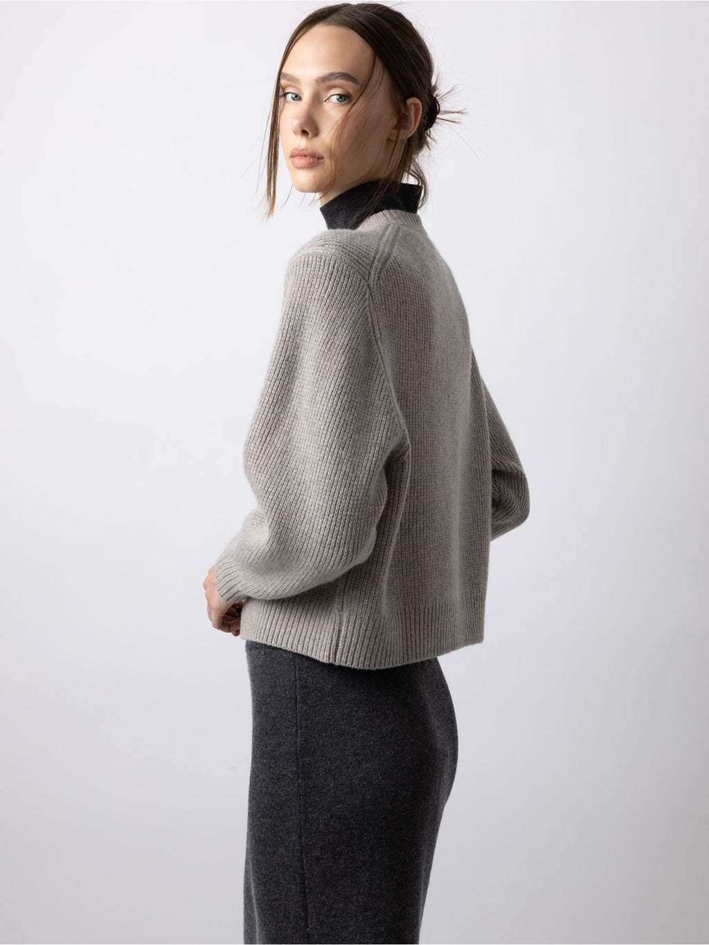 HALF-MILANO-STRICKCARDIGAN