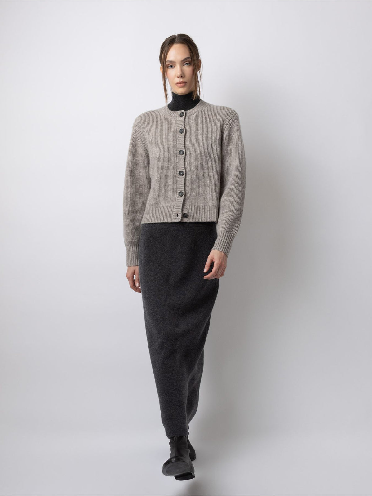 HALF-MILANO-STRICKCARDIGAN