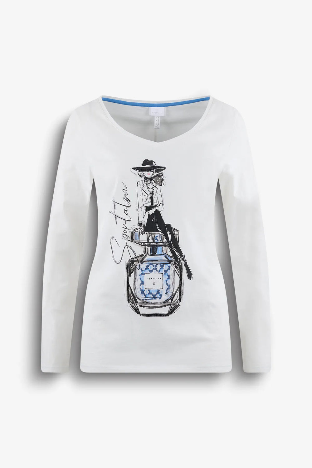 Langarmshirt aus Baumwoll-Jersey