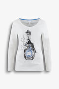 Langarmshirt aus Baumwoll-Jersey