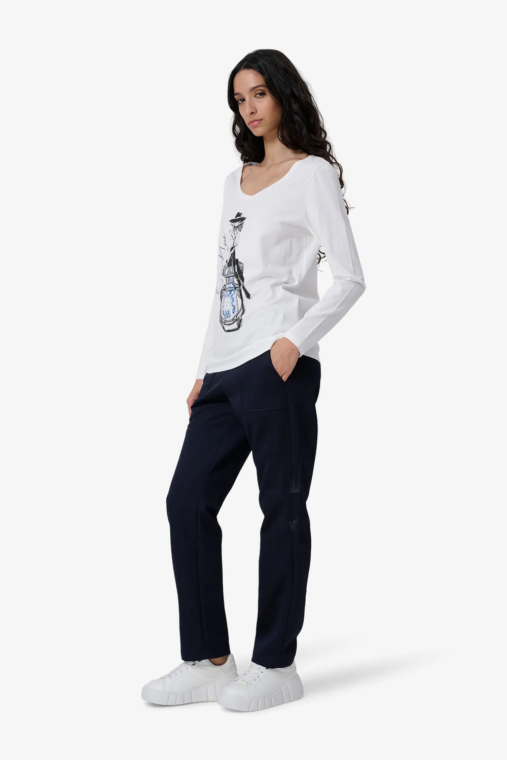 Langarmshirt aus Baumwoll-Jersey