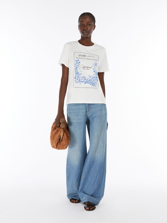 Weekend MaxMara - T-Shirt Teiera, Weiß