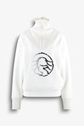 Sweatshirt mit Strickkragen