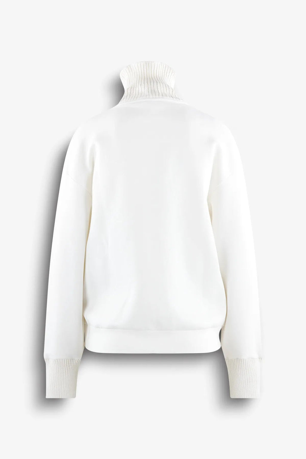 Sweatshirt mit Strickkragen
