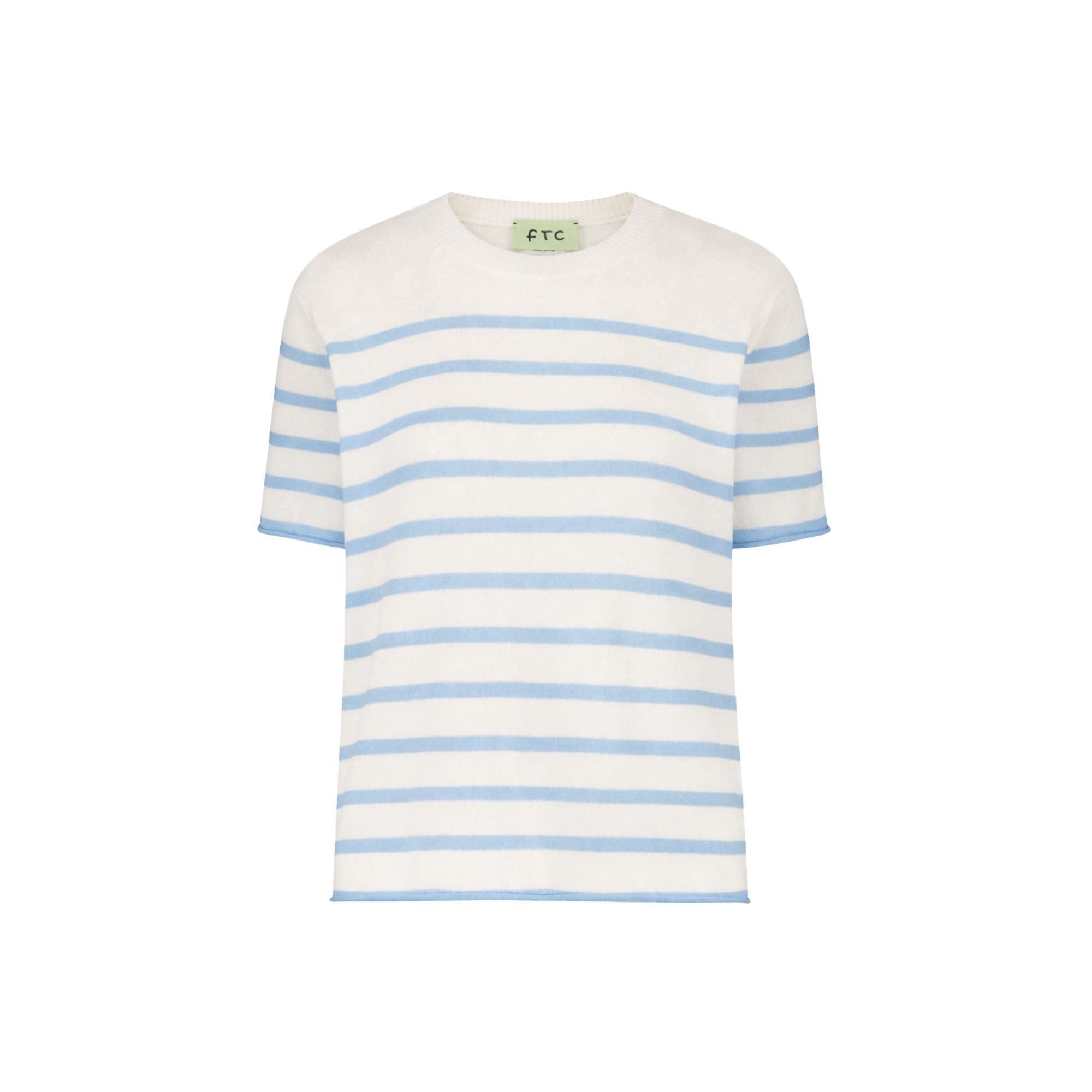 Pullover mit Halbarm und Streifen