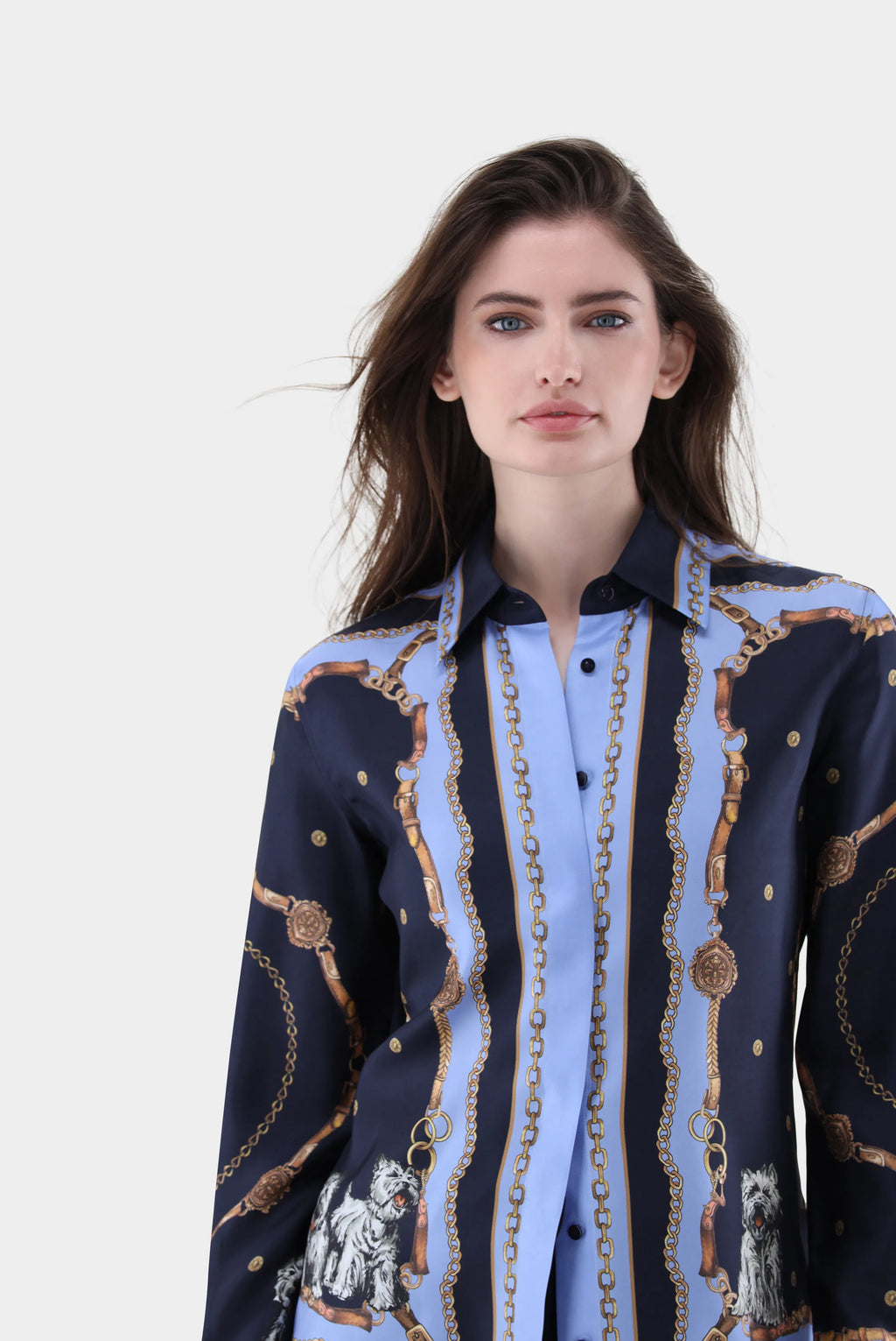 Van Laack - Hemdbluse Cellisa, Blau