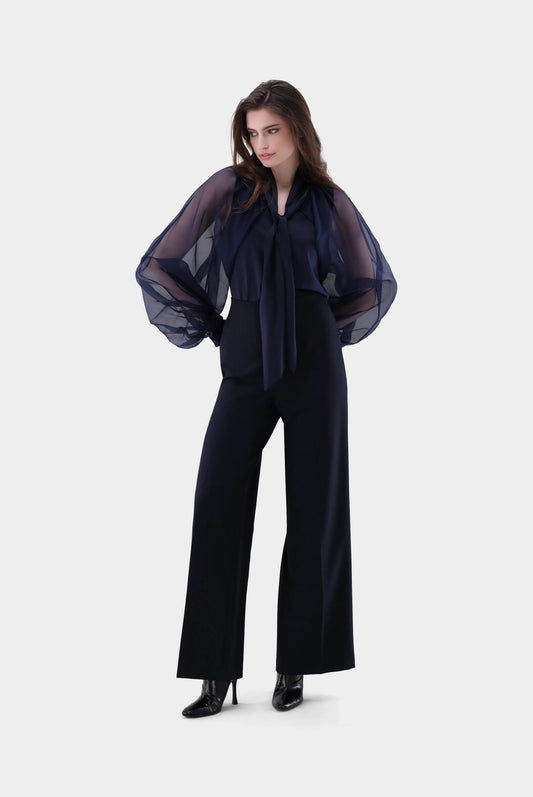 Van Laack - Bluse Taria, Blau