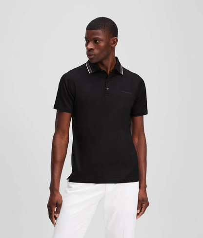 Karl Lagerfeld - Poloshirt, D-Blau
