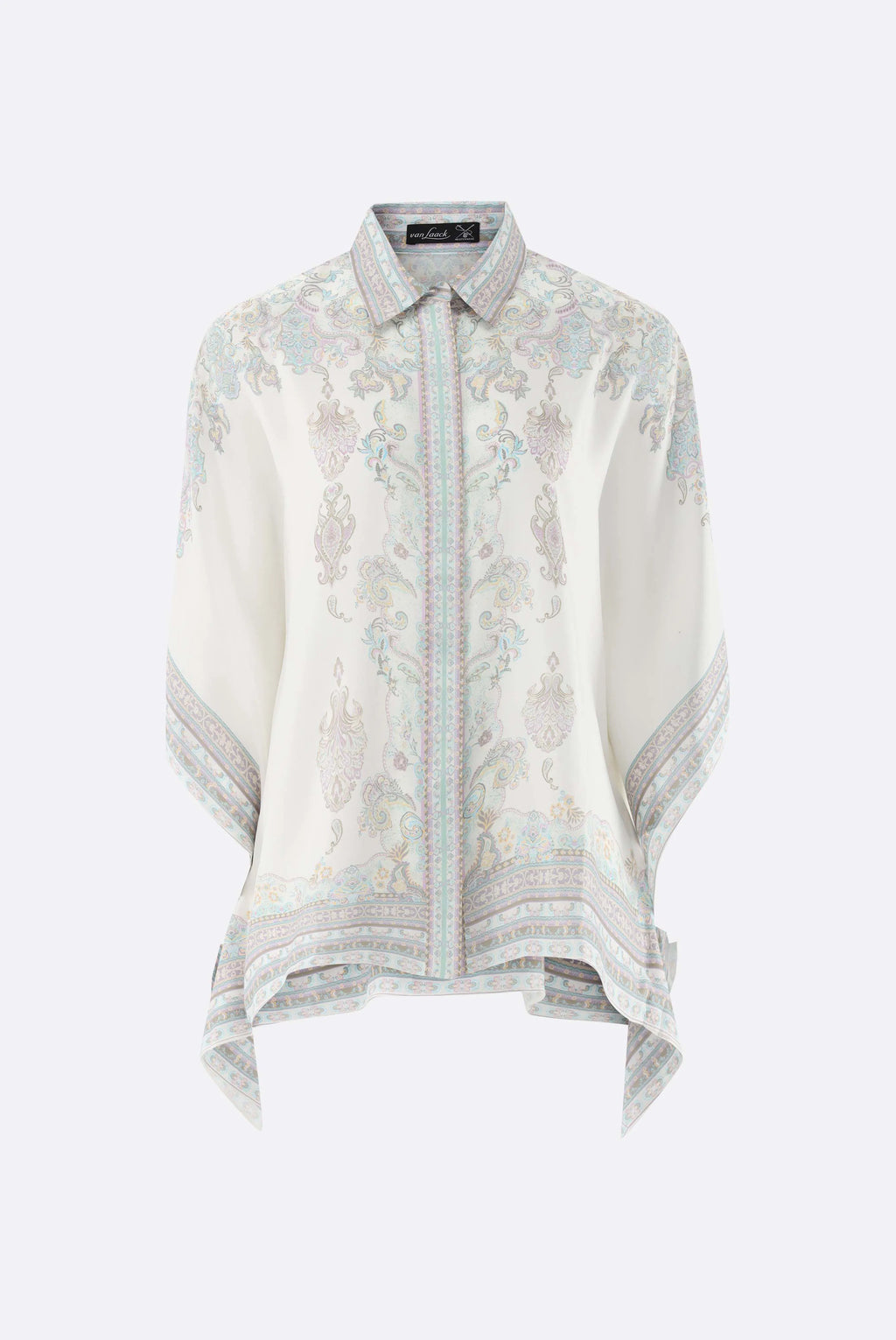 Tunika - aus Seide mit Paisley-Druck