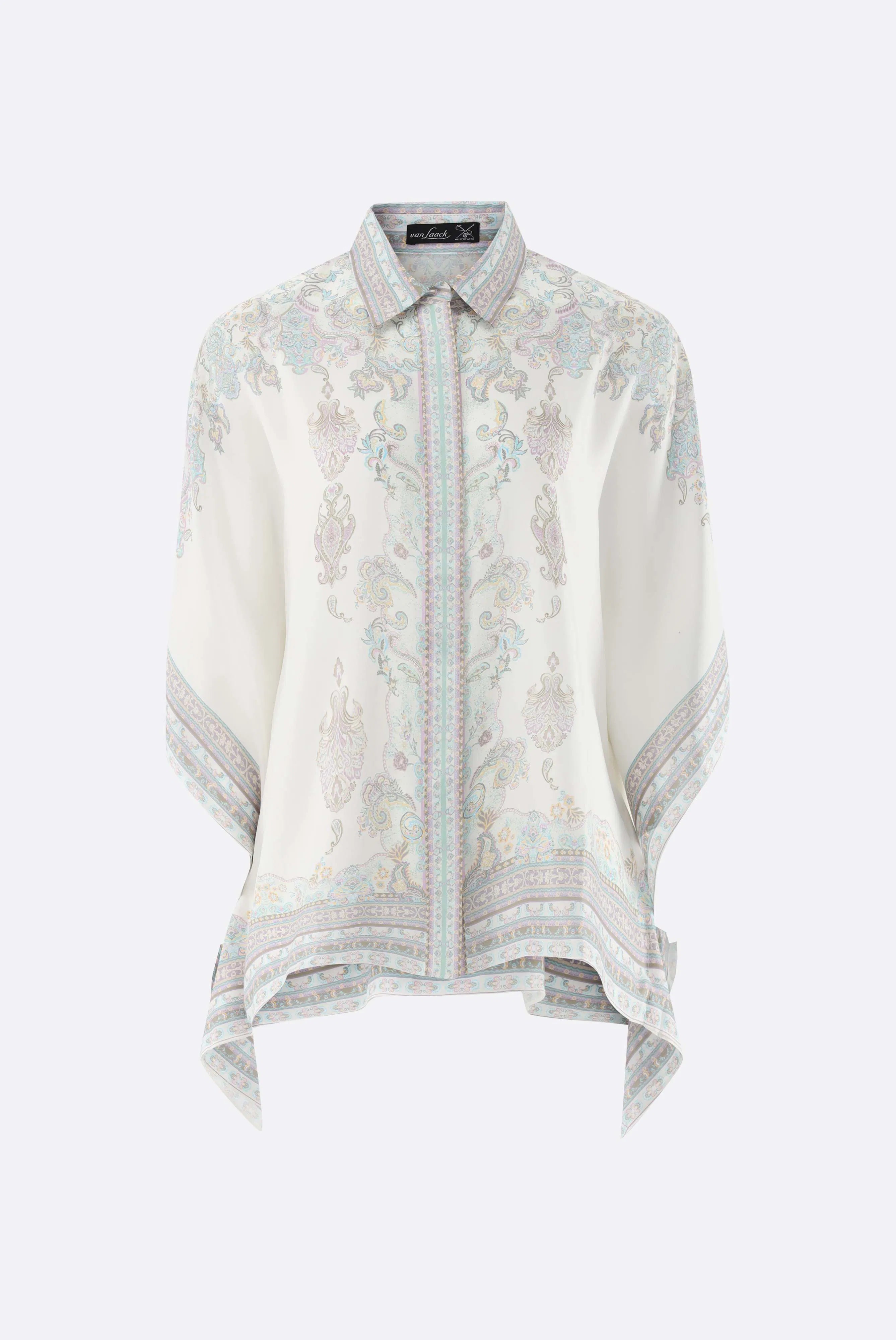 Tunika - aus Seide mit Paisley-Druck